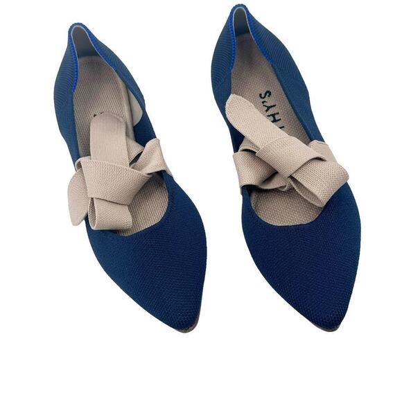 Rothy's The Slip-On Mary Jane Flat in Sapphire Deep Blue Size W6.5 - Picture 6 of 11